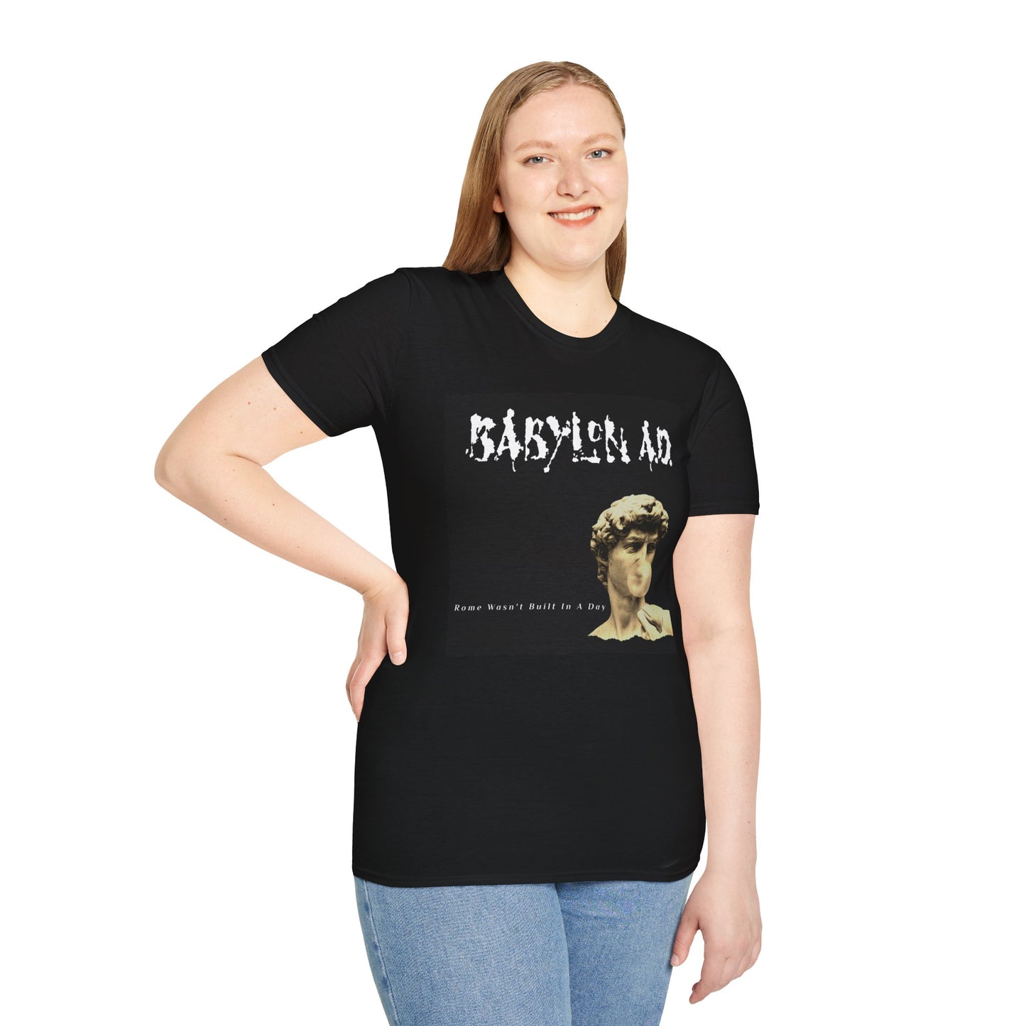 Babylon AD - Rome Wasn't Built in a Day Sepia - Unisex Softstyle T-Shirt